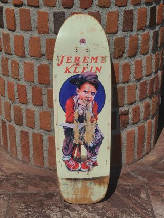 Vintage World Industries Jeremy Klein Black - Eye Kid Boy Skateboard Deck 2