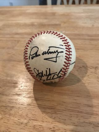Los Angeles Dodgers Team Autographed Baseball Pedro Martinez