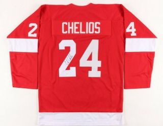 Chris Chelios Signed Jersey (jsa) Detroit Red Wings