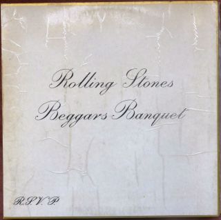 The Rolling Stones ‎beggars Banquet Lp 1968 Zealand Vg,