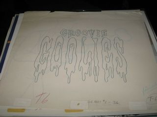 The Groovie Goolies Production Title Drawing