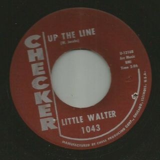 Breed R&b Soul Rocker - Little Walter - Up The Line - Hear - 1963 Checker