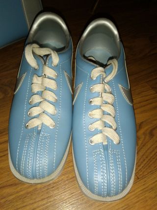 Vintage Nike Bowling Bag w/ Matching Nike Bowling Shoes Size 7,  Brunswick Ball 4