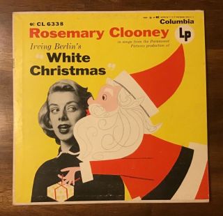 Rosemary Clooney White Christmas Film Songs 1954 10 " Columbia Lp Irving Berlin