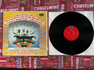The Beatles Lp Record ￼magical Mystery Tour 1971 Capitol Red Target Label Canada