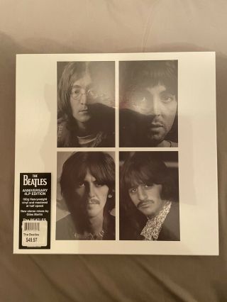 The Beatles Anniversary 4lp Edition White Album Esher Demos Deluxe Box Set Vinyl