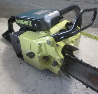 VINTAGE COLLECTIBLE PIONEER FARM SAW II CHAINSAW WITH 26 