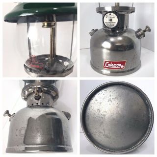 Coleman 202 The Professional Nickel Single Mantle Gas Lantern 10/61 Vintage 1961 5