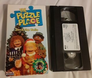 The Puzzle Place - Deck The Halls Sony (vhs 1994) Rare Vintage Collectible