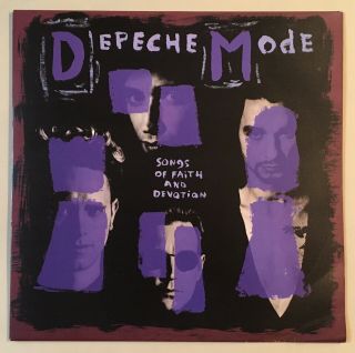 Depeche Mode Songs Of Faith And Devotion Direct Metal Mastering Stumm 106 A1 Lp