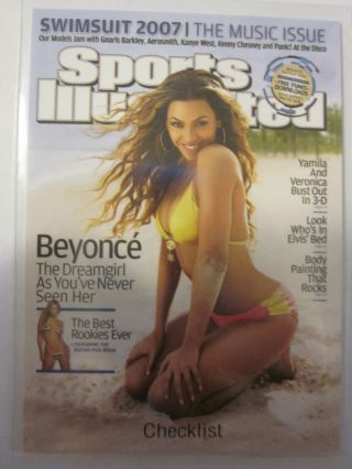 Mq 2007 Sports Illustrated Swimsuit Beyonce Card Rc Rookie Si