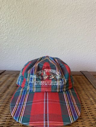 Vintage Polo Ralph Lauren Sportsman Fitted Long Bill Hat,  Size Large