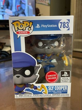 Funko Pop Games Official Playstation Exclusive Sly Cooper Vinyl Figure 783