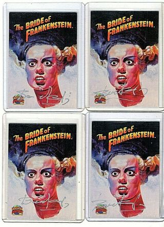 Topps Universal Monsters The Bride Of Frankenstein Signed By Basil Gogos (4)