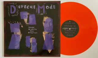 Depeche Mode - Songs Of Faith And Devotion Rare Orange Vinyl Mute Stumm106