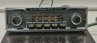 Vintage Becker Autoradio Grand Prix Stereo Mu Radio Am/fm - J 163263