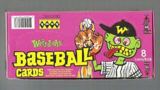Weird - Ohs Baseball Cards 2007 Full Box Hawk J.  Lloyd