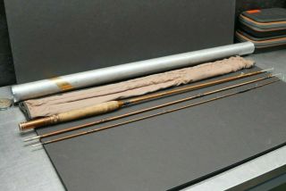 Phillipson Peerless " 5 " Impregnated Bamboo Fly Rod 3 - Piece