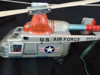 Vintage Rosko Turbine Heliocpter Tin Toy Near Japan