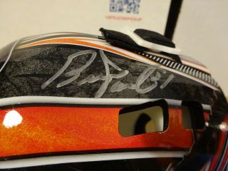 Signed BERNIE PARENT Autographed Philadelphia Flyers Mini Goalie Helmet Hockey 2