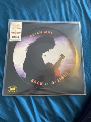 Back To The Light Picture Disc Vinyl Lp - Brian May Queen No.  0830 / 3000