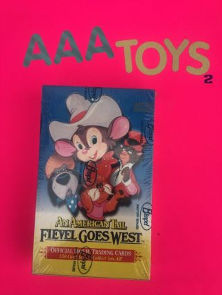 Trading Cards An American Tail Fievel Goes West Box 1991 Impel 36 Packs
