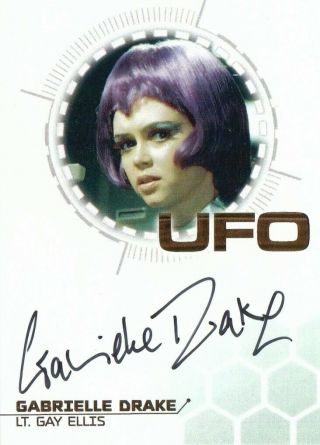 Ufo Series 3 - Gabrielle Drake (lt.  Gay Ellis) Autograph Card Gd1