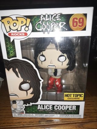 Funko Pop Rocks Alice Cooper (strait Jacket) 69 Vinyl Figure - Exclusive