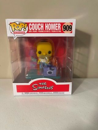 Funko Pop Couch Homer Simpson Watching Tv