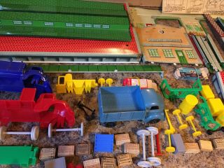 Vintage Marx Freight Terminal Playset with Box and Accessories 5