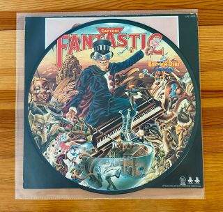 Elton John - Captain Fantastic And The Brown Dirt Cowboy Vinyl 12 " Picture Disc