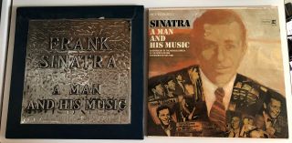 Frank Sinatra 2 Lp Box A Man And His Music Deluxe W/ Booklet