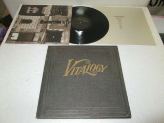 Pearl Jam Vitalogy Lp Vg,  Us Epic Vinyl Gatefold 1994 W/insert Booklet