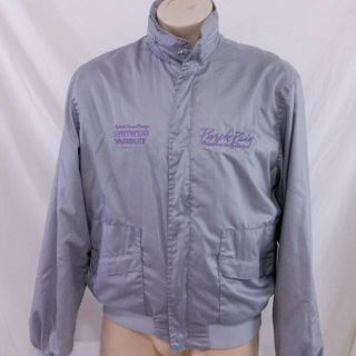 Vintage Prince And The Revolution Purple Rain Tour Jacket 80s Crew Coat Large