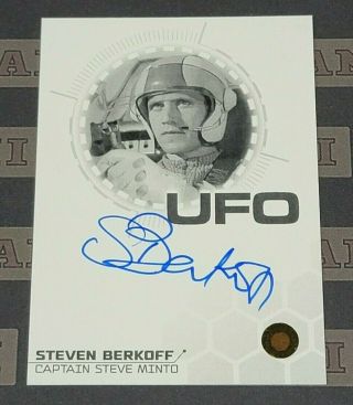 Unstoppable Cards 2020 Ufo Series 3 Steve Berkoff B&w Proof Autograph