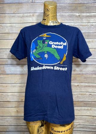 Rare Vintage 70s Grateful Dead Shakedown Street Gilbert Shelton T - Shirt L