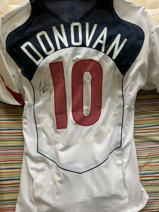 Landon Donovan Jersey Signed Usa 10