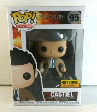Funko Pop Television 95 Supernatural Castiel With Wings - Hot Topic Exclusive