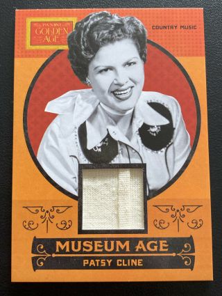 2014 Panini Golden Age Museum Age Country Music Relic Patsy Cline Sp