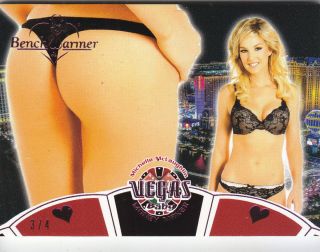 2020 Benchwarmer Vegas Baby Michelle Mclaughlin Money Maker Butt Card 3/4
