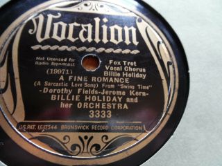 Billie Holiday " A Fine Romance  I Can 