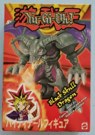 Yugioh Yu Gi Oh Black Skull Dragon Model Kit Figure 4 " Rare Complete Mattel 2003