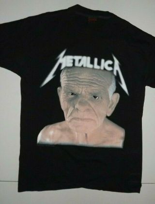 Metallica 1991 / 1992 Vintage Tour Shirt (rare - Never Land,  Sandman) Large L824