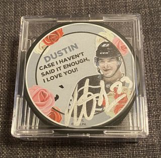Dustin Brown Signed Los Angeles Kings “happy Mother’s Day” Puck ❤️ I Love You ❤️