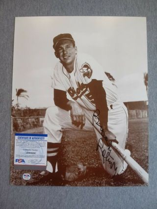 Baltimore Orioles - Brooks Robinson Signed 11x14 Portrait Photo Psa/dna Ai53352