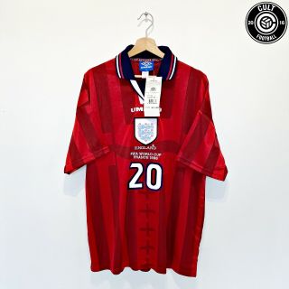 1997/99 Owen 20 England Vintage Umbro Away Football Shirt (xl) Bnwt 98 Wc