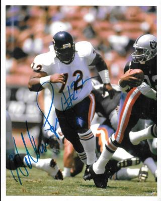 William Perry The Fridge Signed Chicago Bears 8x10 Photo With