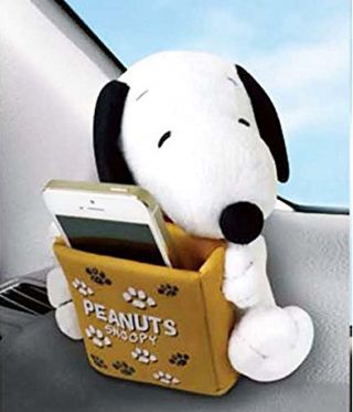 Jdm Peanuts Snoopy Cell Smart Phone Case Plush Kawaii Car Accessory