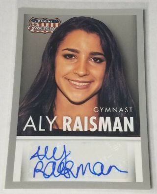 Aly Raisman 2015 Panini Americana Autograph Sp.  Usa Olympic Gold Medal Gymnast
