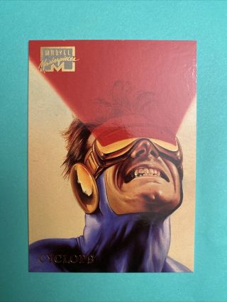 1996 Marvel Masterpieces 10 Cyclops By Julie Bell - Rare